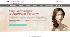 Desktop Screenshot of lushaddiction.com